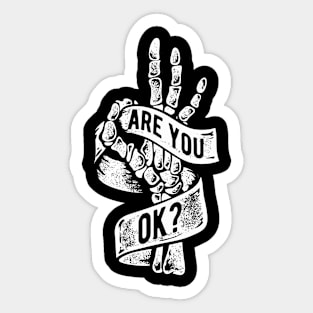 are you ok Sticker